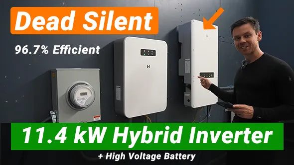 GoodWe 11.4kW Hybrid Inverter + High Voltage LFP Battery： My FIRST Dead Silent Inverter!!