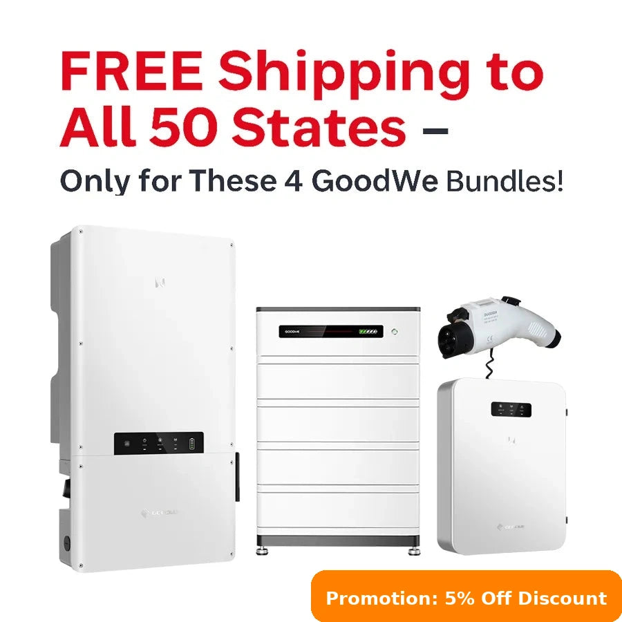 GoodWe ES-US 11.4kW Inverter With ABD + EV Charger + 12.8-38.4kWh Battery (APsmart RSD)