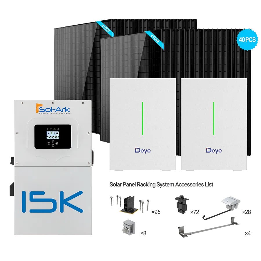 Sol-Ark 15kW Hybrid Bundle | 16.4kW PV + 15-30kWh Battery