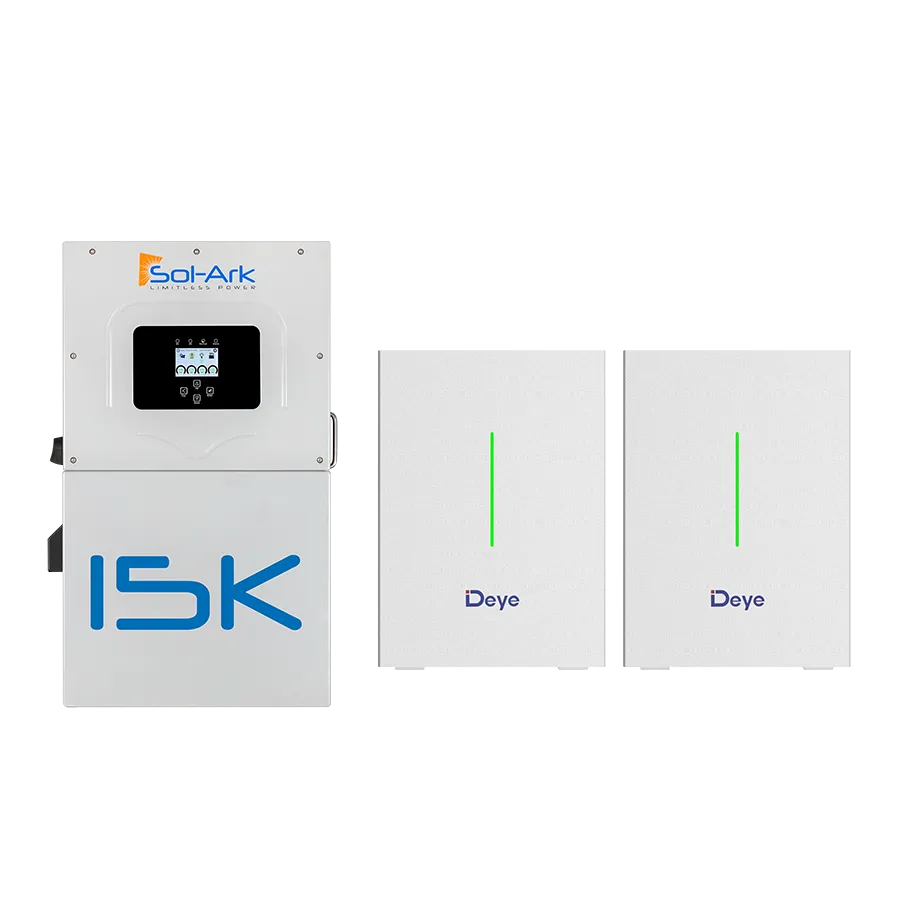Sol-Ark 15kW Inverter with Deye RW-F10.2 — UL 9540 Closed-Loop Bundle (15/20/30kWh)