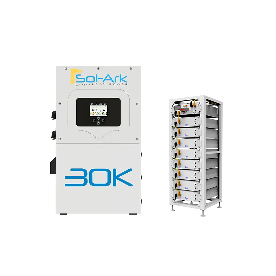 Sol-Ark 30kW Inverter with Deye BOS-G High Voltage LiFePO4 Battery Pack — UL 9540 Closed-Loop Bundle (60/120/180kWh)