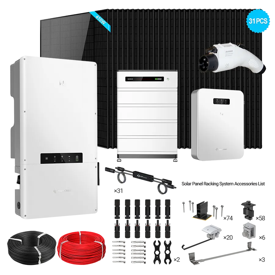 GoodWe ES-US 11.4kW Hybrid Bundle | 12.7kW PV + 12.8-38.4kWh Battery