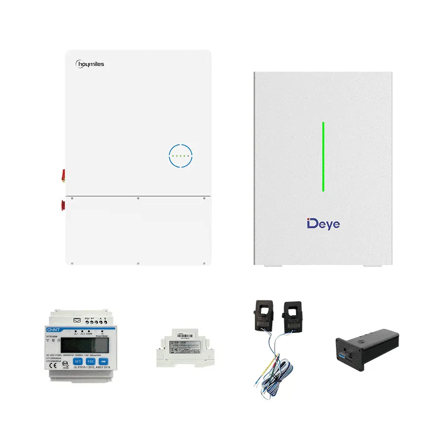 Hoymiles 11.5kW Inverter with Deye RW-F10.2 — UL 9540 Closed-Loop Bundle (10/20/30/40kWh)