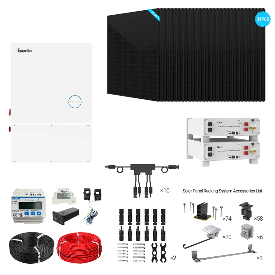 Hoymiles 11.5kW Hybrid Bundle | 12.6kW PV + 10-40kWh Battery