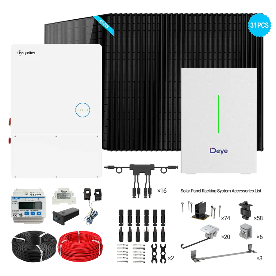 Hoymiles 11.5kW Hybrid Bundle | 12.7kW PV + 10-40kWh Battery