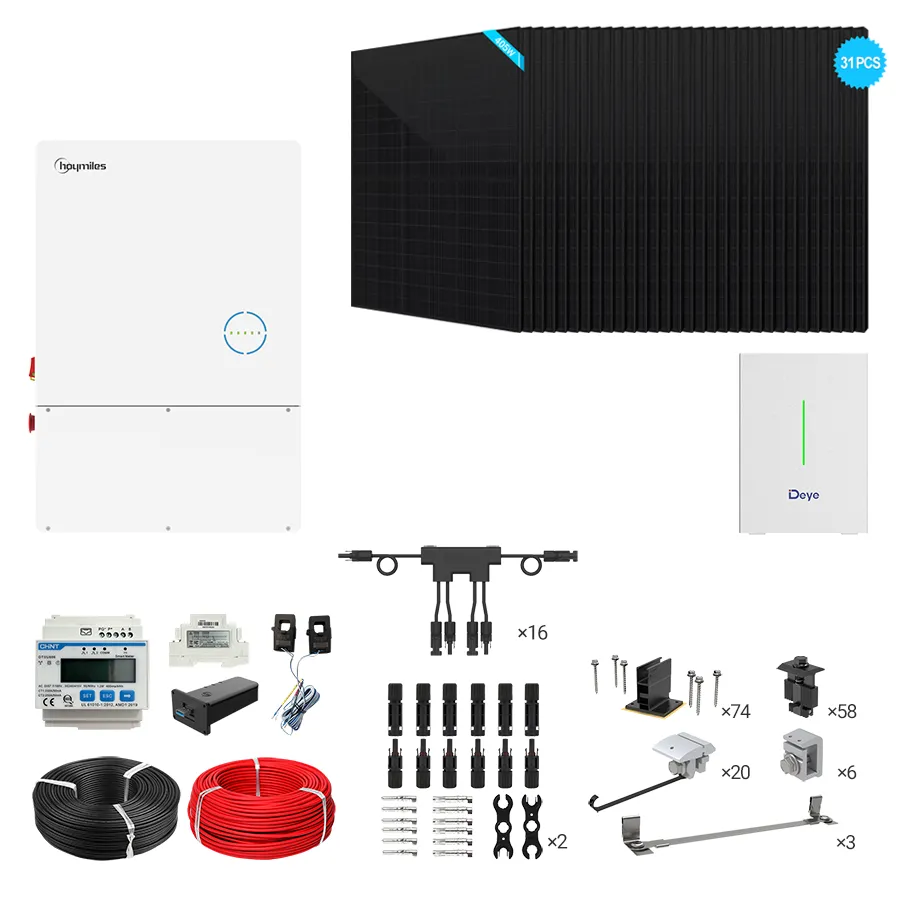 Hoymiles 11.5kW Hybrid Bundle | 12.6kW PV + 10-40kWh Battery