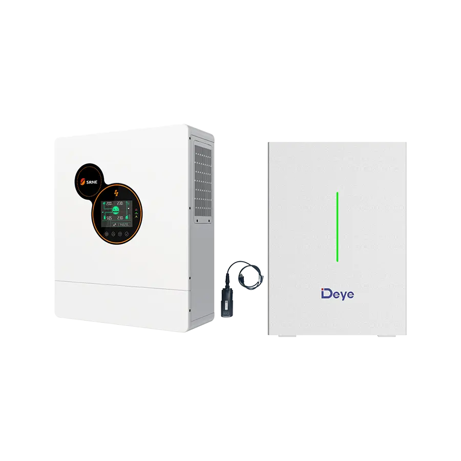 SRNE 5kW Inverter with Deye RW-F10.2 — Off-Grid Bundle (10kWh)