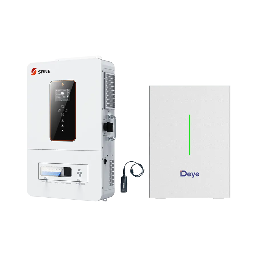 SRNE 6.5kW Inverter with Deye RW-F10.2 — Off-Grid Bundle (10/20kWh)